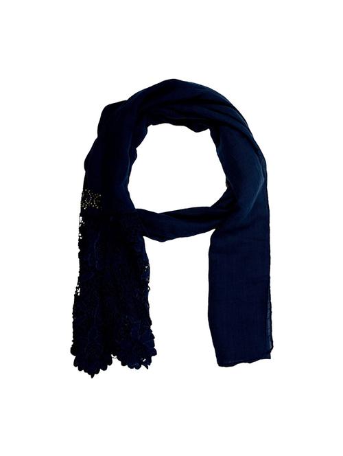 blue cotton stole - 14763059 - Very Small Image - 1
