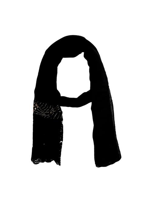 black cotton stole - 14763096 - Very Small Image - 1