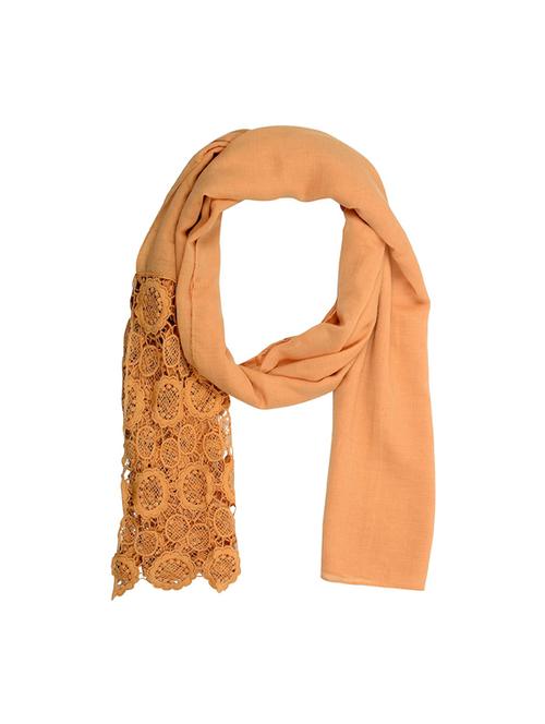brown cotton stole - 14763119 - Very Small Image - 1