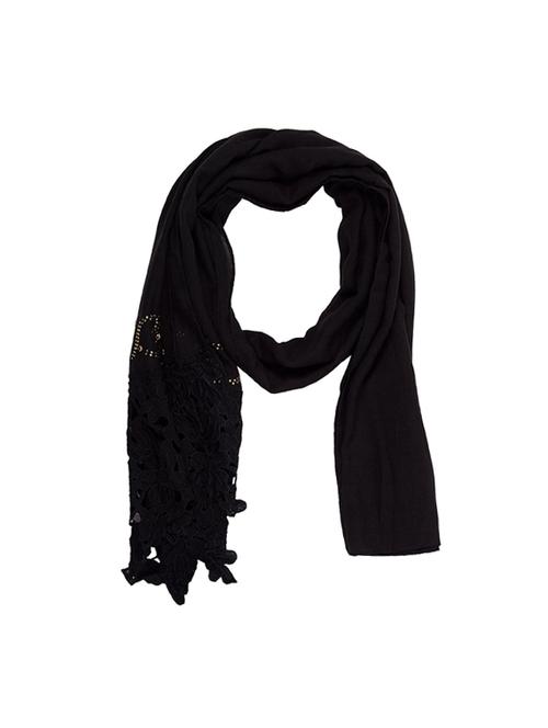 black cotton stole - 14763159 - Very Small Image - 1