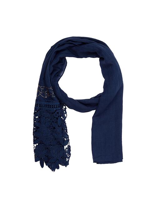 blue cotton stole - 14763184 - Very Small Image - 1