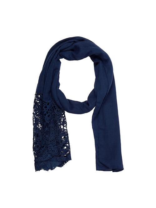 blue cotton stole - 14763198 - Very Small Image - 1