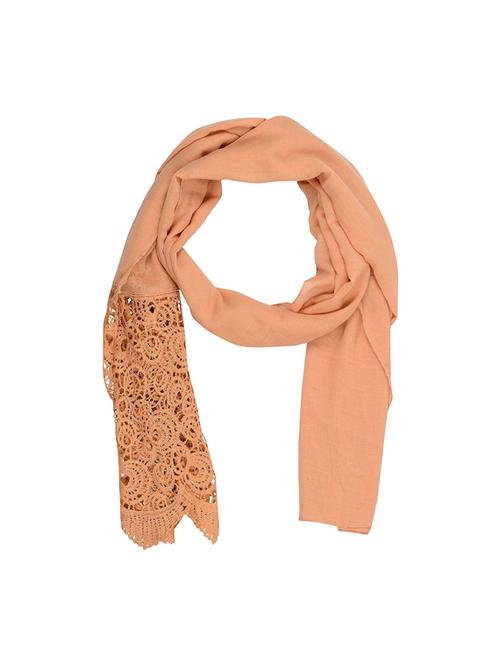 brown cotton stole - 14763199 - Very Small Image - 1