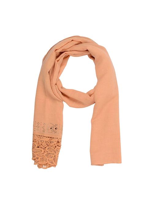 brown cotton stole - 14763215 - Very Small Image - 1