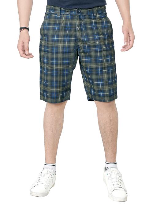 blue cotton shorts - 14763423 - Very Small Image - 1
