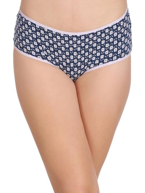 blue printed hipster panty - 14765920 - Very Small Image - 1