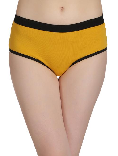 yellow solid hipster panty - 14765939 - Very Small Image - 1
