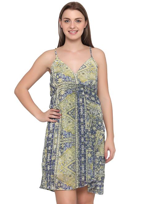 multi colored georgette sleepshirt - 14766010 - Very Small Image - 1