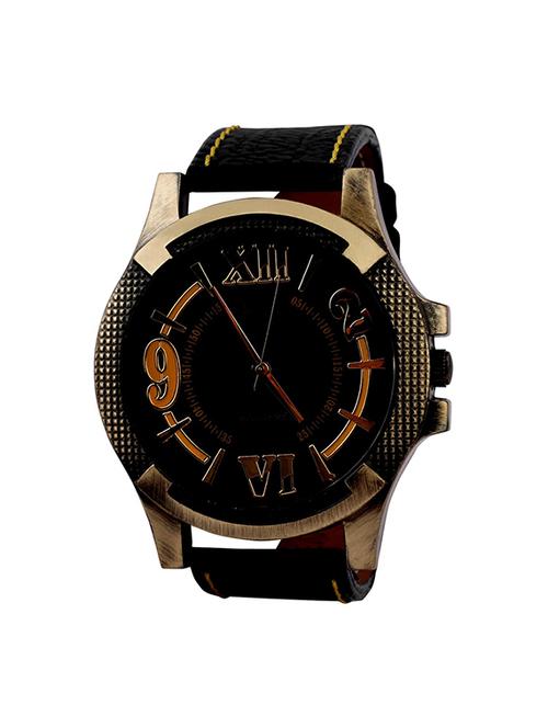 watch me black dial black leather watch for men wmal-063-b - 14766801 - Very Small Image - 1