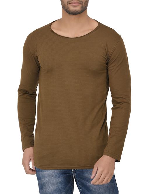 olive green cotton tshirt - 14767075 - Very Small Image - 1
