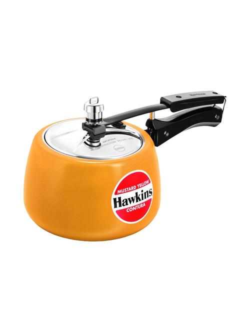 mustard yellow 3l pressure cooker - 14769739 - Very Small Image - 1