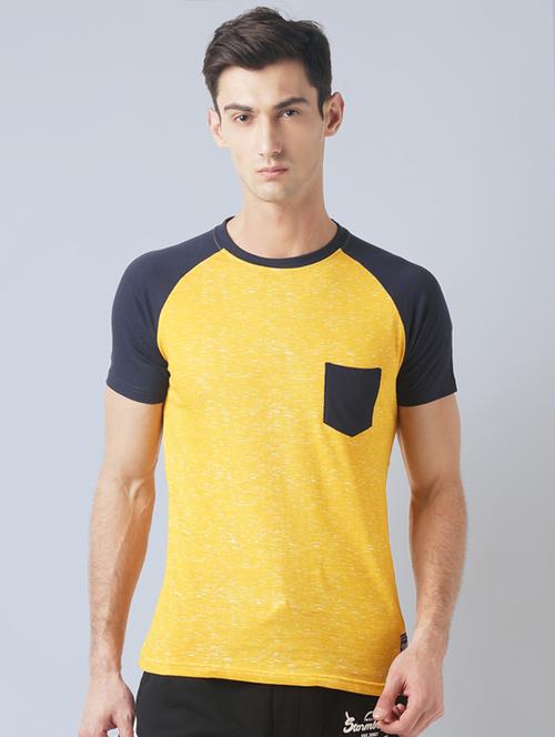yellow cotton raglan t-shirt - 14769988 - Very Small Image - 1