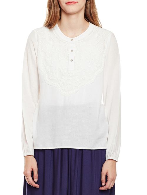 white solid tunic - 14770394 - Very Small Image - 1