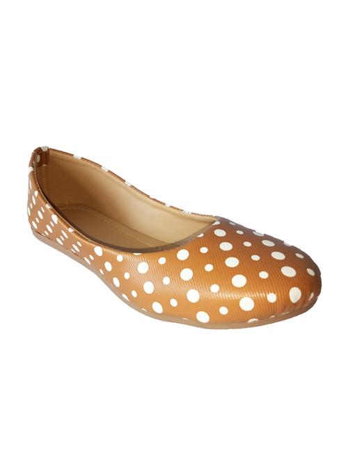 tan faux leather ballerina - 14771123 - Very Small Image - 1