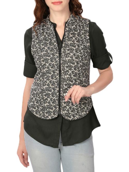 grey fleece jacket - 14772055 - Very Small Image - 1