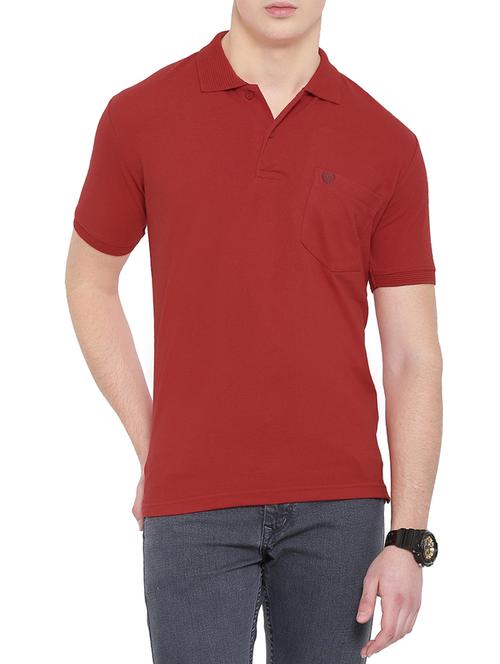 red cotton t-shirt - 14774121 - Very Small Image - 1