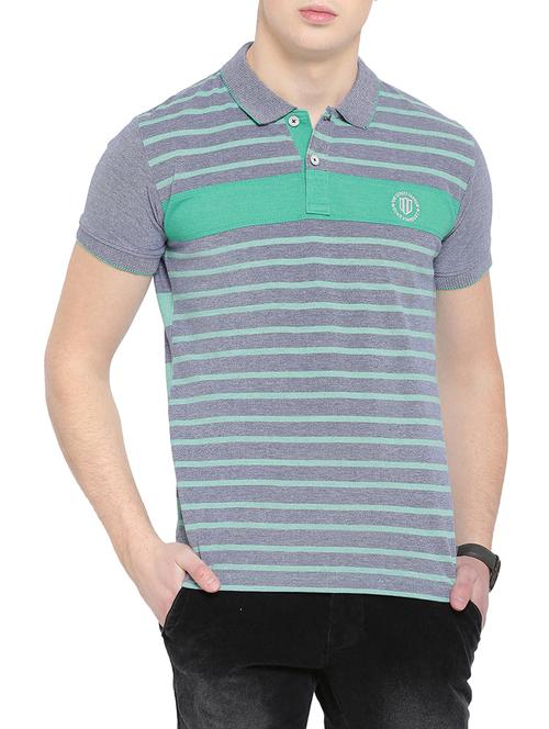 blue cotton t-shirt - 14774125 - Very Small Image - 1