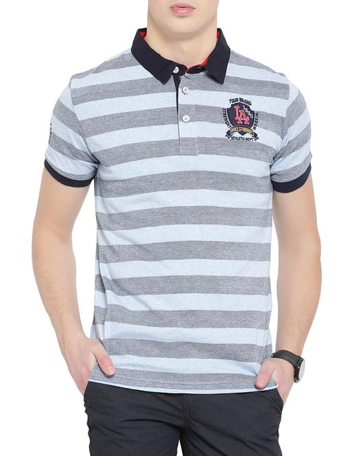 light blue cotton t-shirt - 14774128 - Very Small Image - 1