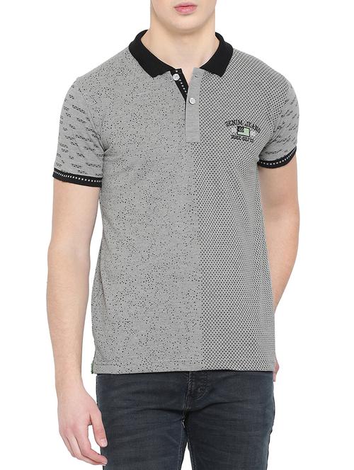 grey cotton t-shirt - 14774131 - Very Small Image - 1