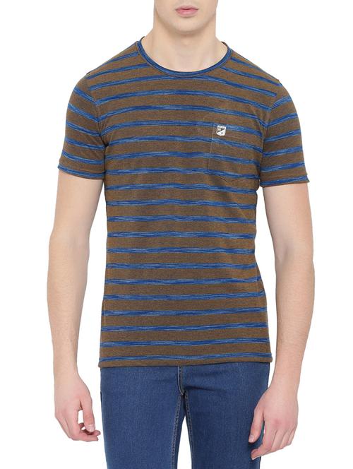 brown cotton pocket tee - 14774146 - Very Small Image - 1