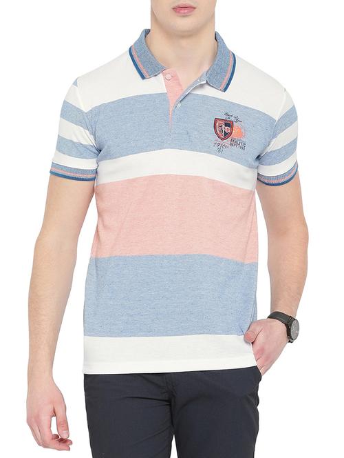 blue cotton t-shirt - 14774149 - Very Small Image - 1