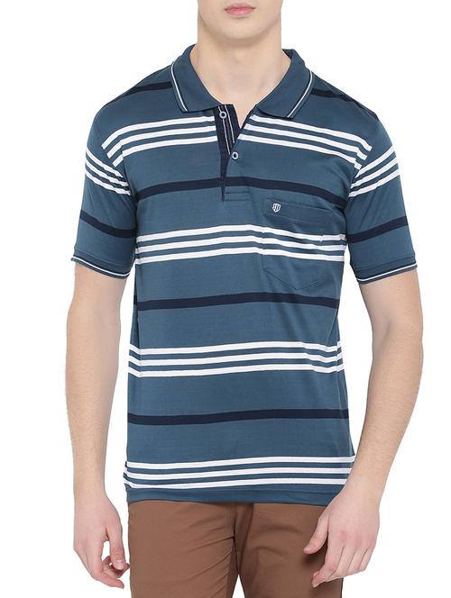blue striped t-shirt - 14774177 - Very Small Image - 1