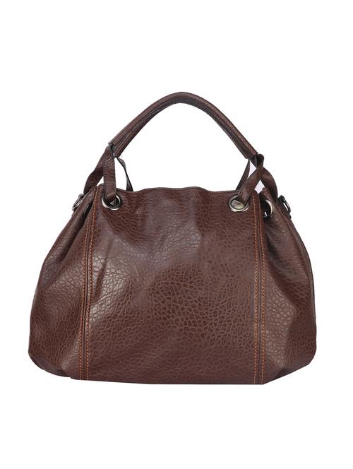 brown leatherette regular handbag - 14777170 - Very Small Image - 1