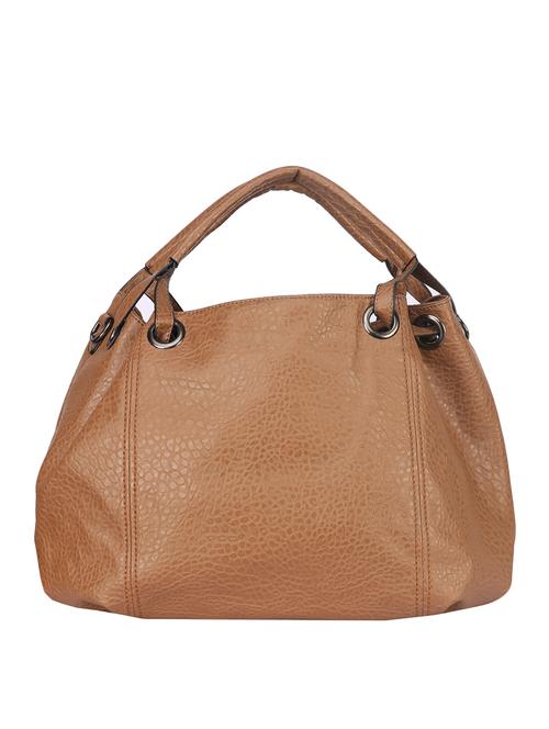 brown leatherette regular handbag - 14777172 - Very Small Image - 1