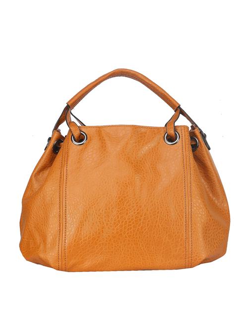 orange leatherette regular handbag - 14777174 - Very Small Image - 1