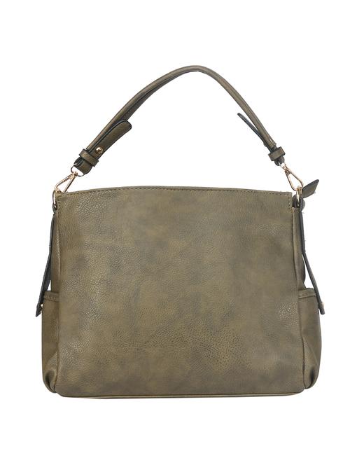 green leatherette regular handbag - 14777230 - Very Small Image - 1