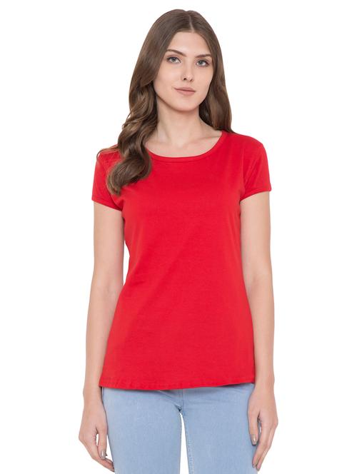 round neck solid tee - 14777571 - Very Small Image - 1