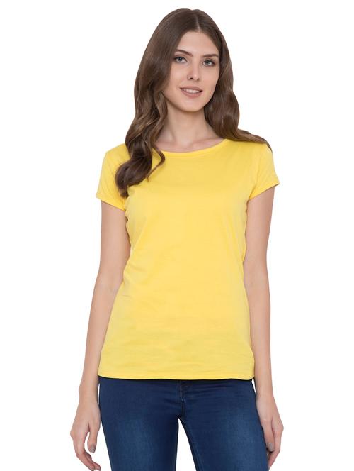 round neck solid tee - 14777572 - Very Small Image - 1