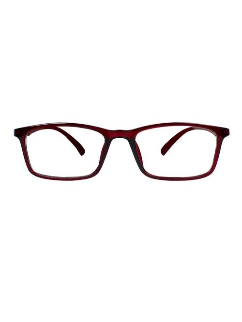 zyaden maroon rectangle spectacle frame fra-450 - 14777863 - Very Small Image - 1