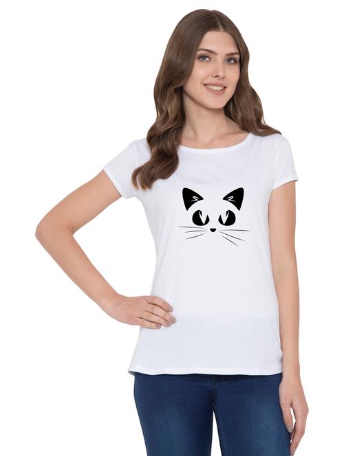 white cotton regular tshirt - 14781828 - Very Small Image - 1