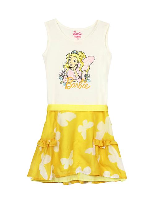 yellow cotton frock - 14784145 - Very Small Image - 1