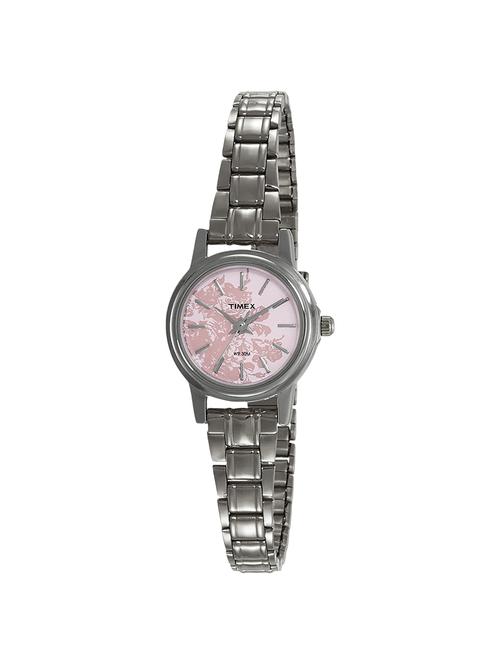 timex pink dial watch for women - tw000cs17 - 14784772 - Very Small Image - 1