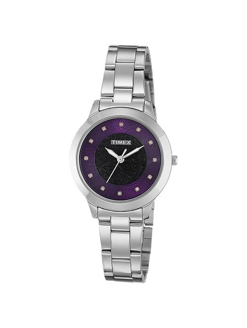 timex purple dial watch for women - tw000t614 - 14784849 - Very Small Image - 1