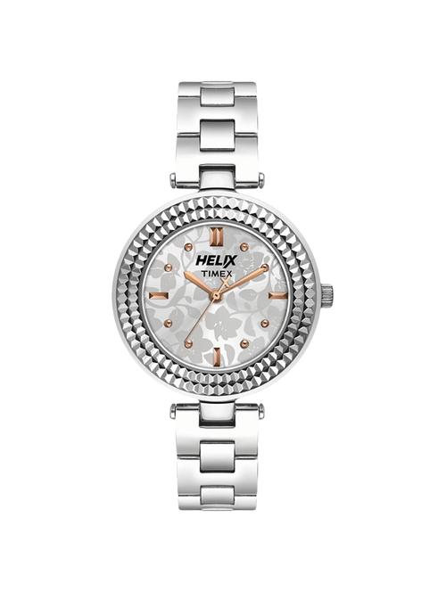 timex helix silver dial watch for women - tw033hl03 - 14784866 - Very Small Image - 1
