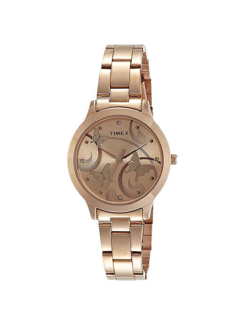 timex gold dial watch for women - tw000t610 - 14784881 - Very Small Image - 1