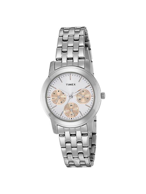timex silver dial watch for women - tw000w105 - 14784889 - Very Small Image - 1