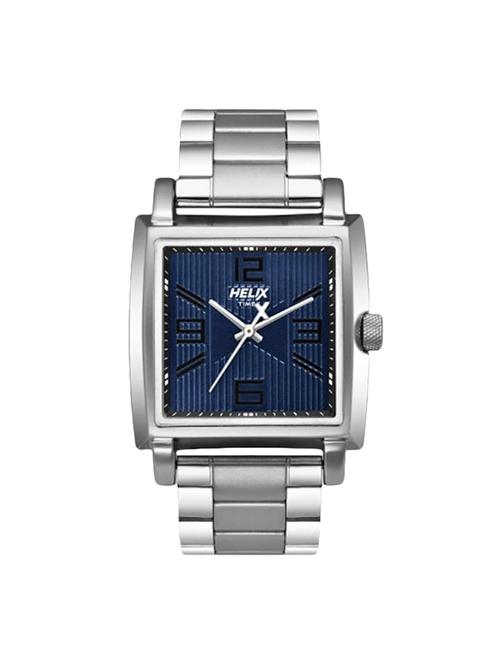 timex helix blue dial watch for men - tw026hg10 - 14785105 - Very Small Image - 1
