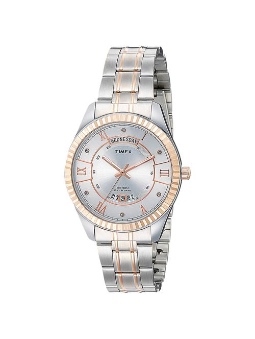 timex silver dial watch for men - tw0tg6205 - 14785139 - Very Small Image - 1