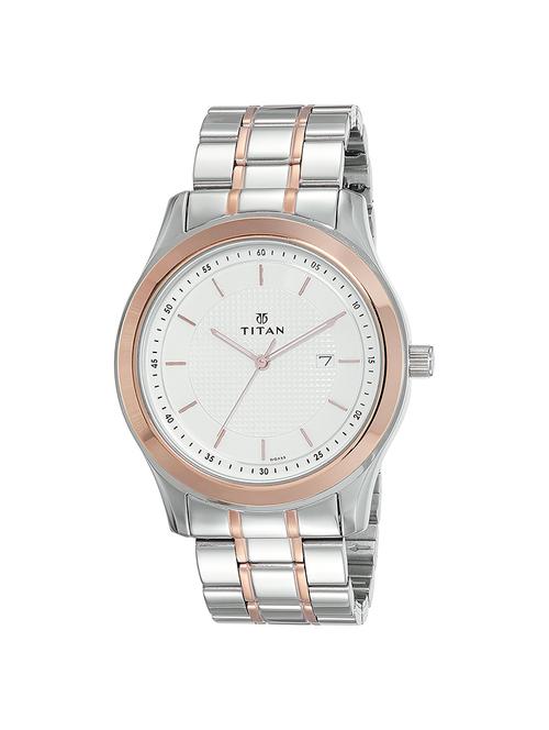 titan white dial watch for men - 1627km01 - 14785180 - Very Small Image - 1