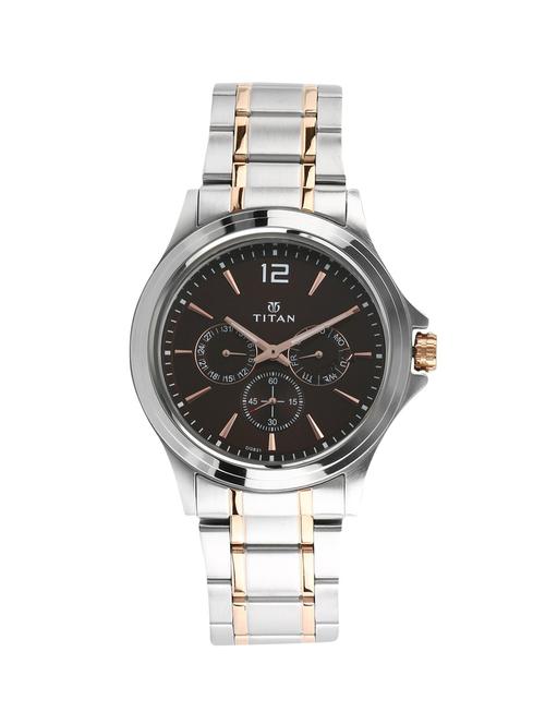 titan black dial watch for men - 1698km01 - 14785189 - Very Small Image - 1