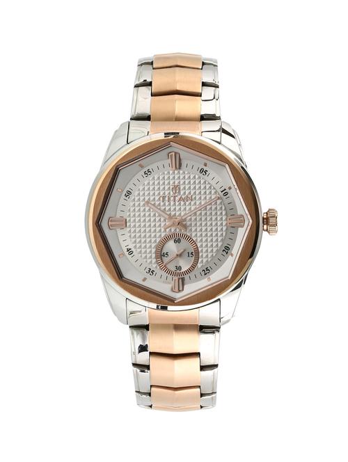 titan silver dial watch for men - 1749km01 - 14785206 - Very Small Image - 1