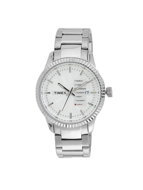 timex silver dial watch for men - tweg15100 - 14785231 - Very Small Image - 1