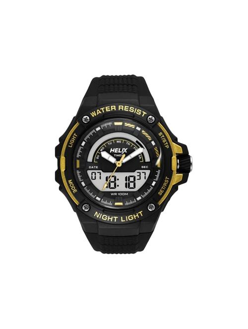 timex helix black dial watch for men - twesk0305 - 14785281 - Very Small Image - 1