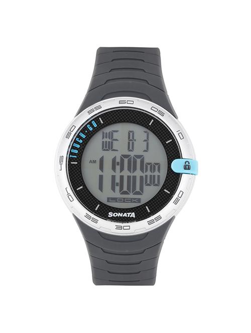 sonata grey dial watch for men - 77041pp01 - 14785282 - Very Small Image - 1
