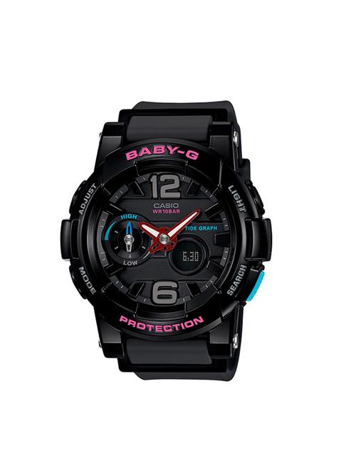 casio black dial analog watch for women - bx028 - 14786359 - Very Small Image - 1