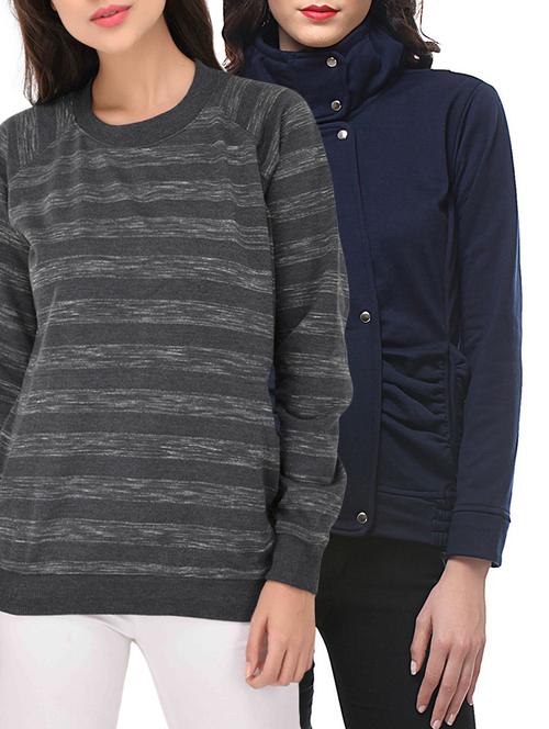 set of 2 multi colored sweatshirt - 14787494 - Very Small Image - 1